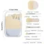 FAVORITEGOODS 6 Cái / bộ Bộ Bàn Chải Trang Điểm Mini, Bàn Chải Trộn Nhiều Đầu Bàn Chải Bàn Chải Trang Điểm, Có Hộp Bảo Quản Lông Mềm Bộ Bàn Chải Mỹ Phẩm Ứng Dụng Trang Điểm