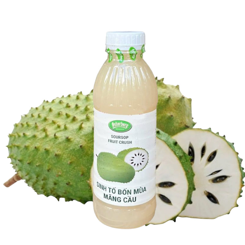 Sinh Tố Trái Cây Bốn Mùa Osterberg Đủ Hương Vị Chai 1L, Thơm Ngon Cho Ly Trà Trái Cây Chuẩn Vị