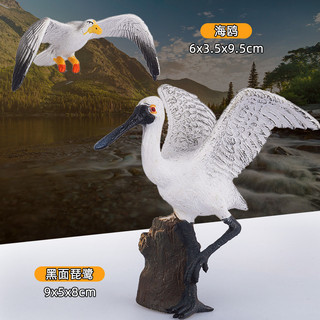 Đồ chơi mô hình động vật chim thực tế Vẹt Falcon Owl Flamingo Giáo dục Quà tặng trẻ em