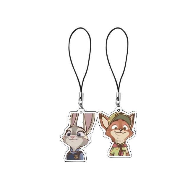 Treo điện thoại Cặp Đôi Zootopia Nick Cáo Và Judy Thỏ