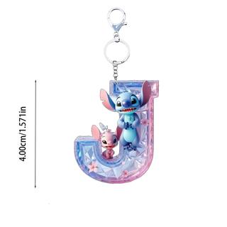 Disney Stitch Mica 2 Mặt In Hình Theo Yêu Cầu Chữ Cái 2D Móc Khóa Độc Đáo Tặng Sinh Nhật Halloween