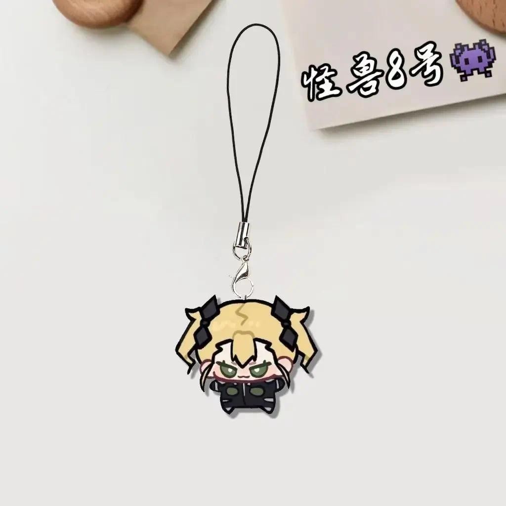 kaiju no 8 keychain Pendant Keychains Charms Holder Car Key Chain Key Ring Mobile Phone Bag Hanging Jewelry Gifts