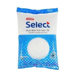 Bao 25 Bịch Muối Coop Select Tinh Sấy I-ốt 1Kg