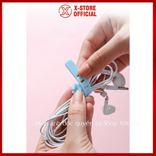 Dây buộc chống rối dây sạc, tai nghe, phụ kiện silicone nhỏ gọn, chống thất lạc, dây buộc chống rối siêu tiện lợi SCCS