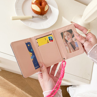 Ví nữ di động có thể gập lại thời trang Ví đựng thẻ đa chức năng dễ thương Ví đựng tiền mặt