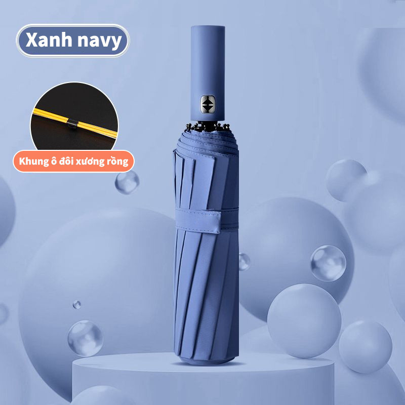 Ô Dù Tự động 24nan, Kích Thước Lớn 106cm, Chống Tia UV & Gió, Mở/gấp 1 Nút ấn, Vải 2 Lớp Chống Nắng Mưa Ngoài Trời