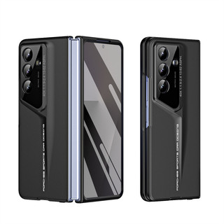 Dành Cho Samsung Galaxy Z Fold 7 Gấp 6 Gấp 5 4 Ốp Lưng Siêu Mỏng Thân Thiện Với Da Mờ Có Phim Cường Lực Tùy Chọn Khe Cắm Bút Cảm Ứng Gấp Bao Da