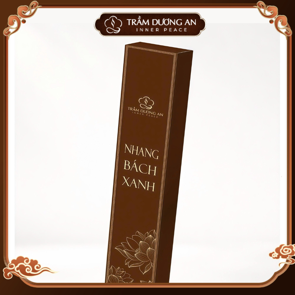 Hộp 90 Nhang Thắp Bách Xanh Trầm Dương An, Nhang Gỗ Quý Bách Xanh Tự Nhiên- TAIJ DECOR