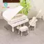 Gamchiano 1 / 12 Nhà Búp Bê Đàn Piano Đàn Guitar Có Ghế Nhạc Cụ Mô Hình Đồ Chơi Cảnh Đời Sống Trang Trí Nội Thất Thu Nhỏ Cho Gia Đình