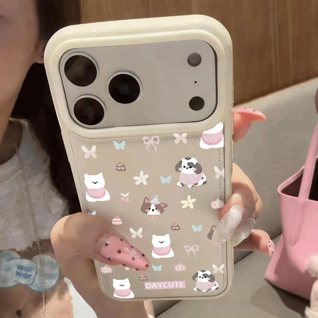 Hoa vỡ ngọt cho trường hợp iPhone 17Pro 15plus Nhật Bản Hàn Quốc 1312pro Tính cách 11 lỗ lớn