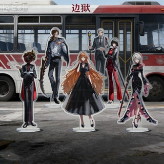 Rodion Gregori Faust Ryōshū Đứng Anime Móc Khóa Limbus Công ty Nam Móc Chìa Khóa Cho Nữ Hoạt Hình Hình Acrylic Móc Khóa Mặt Dây Chuyền