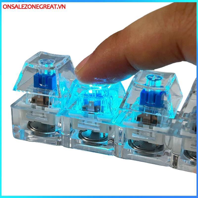 Ons 4 / 9 Phím Bàn Phím Cơ Máy Kiểm Tra Trục Bàn Phím LED Đồ Chơi Chìa Khóa Giảm Căng Thẳng DIY Fidget Nút Keycap Fidget Móc Khóa Đồ Chơi Quà Tặng Tại