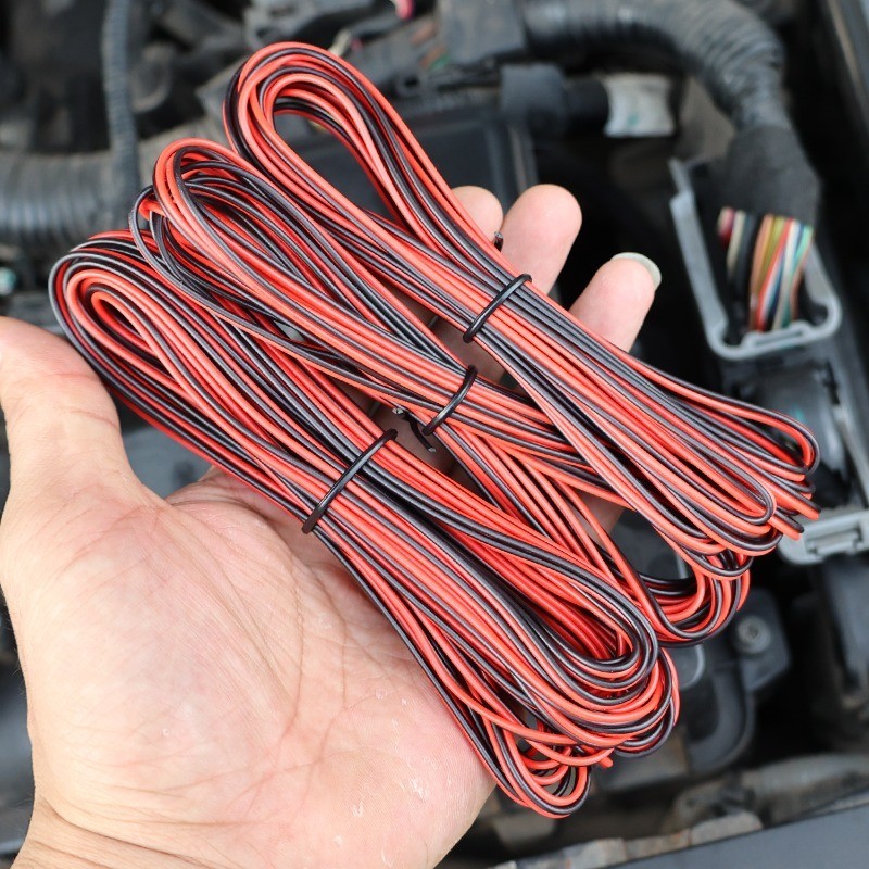 5 / 10 / 20M - Dây nối dài đa năng 2P, Cách nhiệt PVC bằng đồng đóng hộp cho thiết bị gia dụng Thiết bị điện chiếu sáng, Cáp nguồn hạng nặng 22AWG 300V