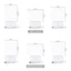 Đèn ngủ phát sáng BORAGETE, Đèn ngủ LED trong suốt Acrylic, Đèn 3 màu chạy bằng USB Có thể xóa được Bảng ghi nhớ để bàn Sử dụng tại nhà