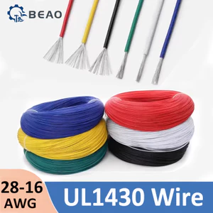 Dây điện tử UL1430 28 26 24 22 20 18 16AWG Cáp chiếu xạ dây đồng đóng hộp