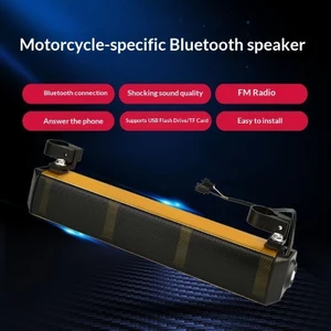 QMP HITOP Xe Máy Loa Bluetooth Bluetooth Bluetooth Stereo Player Loa Chống Nước 12V Tay Lái Xe Máy Loa Siêu Trầm