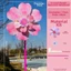 YOLOGO 1 / 2 Chiếc Đứng Bãi Cỏ Hoa Pinwheel, Multistyles Hoa Anh Đào Xoay Gió Cối Xay Gió, Đường Kính 19 / 21 / 32 / 36cm Tiệc Ngoài Trời Nhiều Màu Sắc Sân Vườn Cối Xay Gió