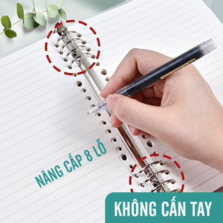 Sổ Tay Ghi Chép - Vở Kẻ Ngang, Sổ Còng B5/A5 Thay Được Giấy, Planner Học Sinh Đa Năng, Lựa Chọn Hoàn Hảo
