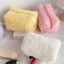 Túi đựng đồ trang điểm sang trọng CPINCP Velvet, Túi đựng mỹ phẩm di động phồng, lông mềm dễ thương Bộ sắp xếp lưu trữ dung lượng lớn Sử dụng du lịch