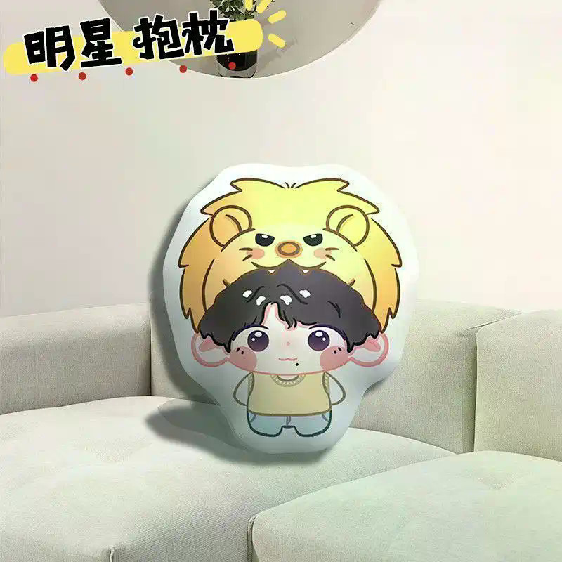 2026 Shatou CP Sun Yingsha Wang Chuqin Dễ Thương q Phiên Bản Búp Bê Sang Trọng Gối Qiwen Hoạt Hình Anime Ngoại Vi Đầu Giường Hoạt Động