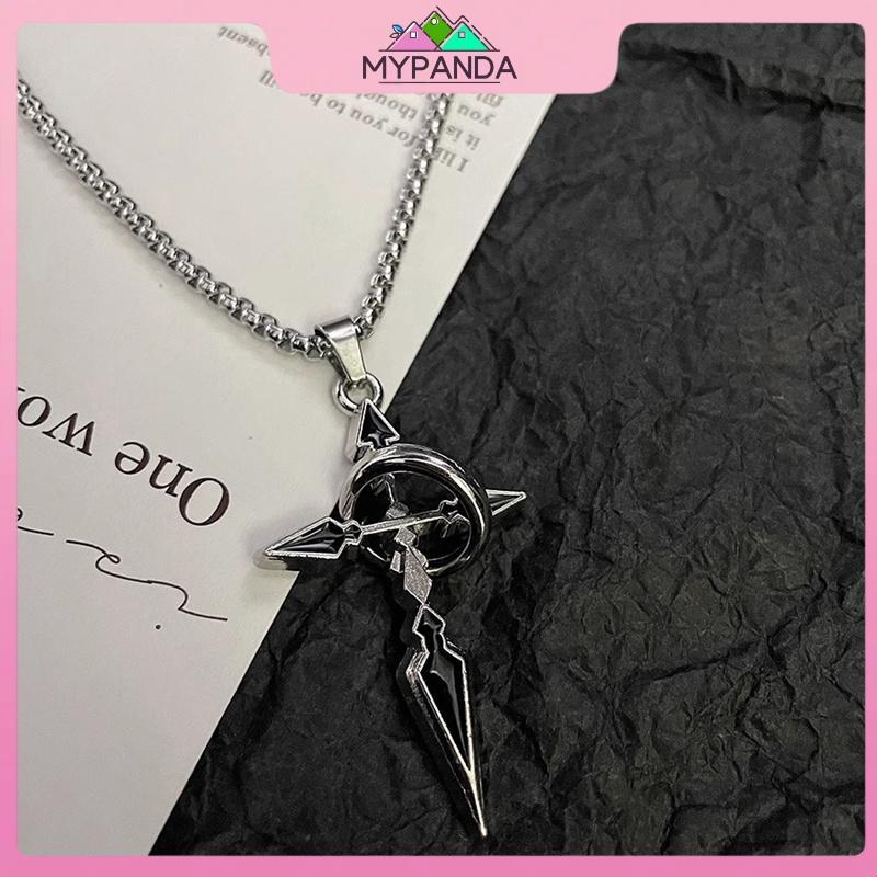 Dây chuyền mặt cổ điển MYPANDA dành cho nam, phù hợp thời trang với áo sơ mi và stylepunk, quà tặng độc đáo.