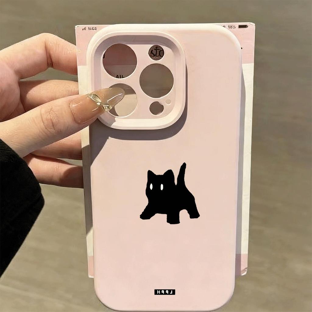 Tinh khiết trắng tối giản dòng cho 16 trường hợp iPhone 17Air gạo nếp trường hợp 14 13 11Pro