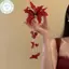 Pusky Hoa Dubill - Kẹp Tóc Mô Phỏng Hoa với Hạt Thủy Tinh, Phụ Kiện Xinh Cho Bé Gái