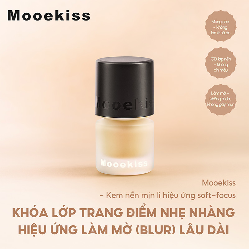 Kem Lót Mooekiss 10ml, Dưỡng Ẩm, Kiềm Dầu, Thu Nhỏ Lỗ Chân Lông, Bám Nền, Lâu Trôi