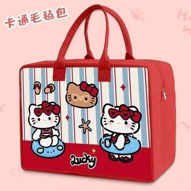 Túi Nỉ Vải Dệt Đựng Đồ Đa Năng Kích Thước 40x30x20cm - Túi Du Lịch , Đeo Vai Hoạt Hình - Đeo Vai