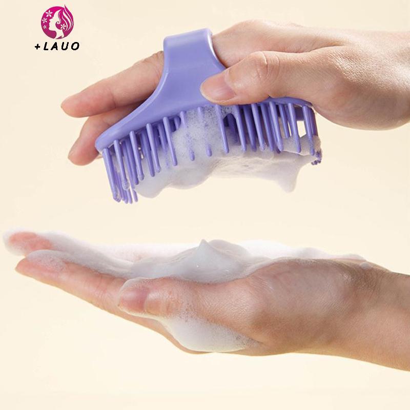 Lược chải da đầu massage Springevenstar, dầu gội chăm sóc tóc, dụng cụ tắm đa năng