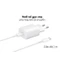 Sạc Nhanh SamSung 25W củ cáp mầu trắng Cho Các Dòng Máy Chân Sạc TypeC