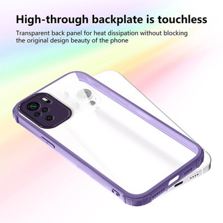 Áp dụng cho Xiaomi Redmi NOTE10 NOTE 10 10S NOTE10S POCOM5S poco m5s NOTE 11SE Đệm khí bốn góc trong suốt cao cấp bảo vệ vỏ mềm chống sốc