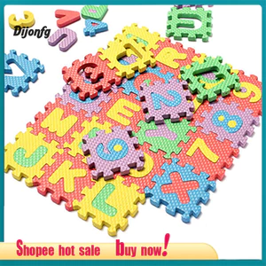 36 Cái / bộ Trẻ Em Trẻ Em Mới Lạ Bảng Chữ Cái Số EVA Xếp Hình Bọt Thảm Giảng Dạy Đồ Chơi