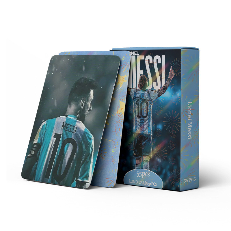 30-92 Chiếc Bóng Đá Bóng Rổ Ngôi Sao Cristiano Ronaldo Lionel Messi Lomo Thẻ Real Madrid Baloncesto Photocards Pele Neymar Dán Mbappé Bưu Thiếp YM