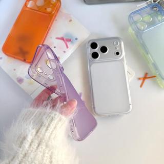 Sang Trọng Lập Tức Biến 17 Cửa Sổ Lớn Ốp Lưng Điện Thoại iPhone 17 16 15 14 13 Pro Max Matte Clear Slim Soft TPU Màu Trơn