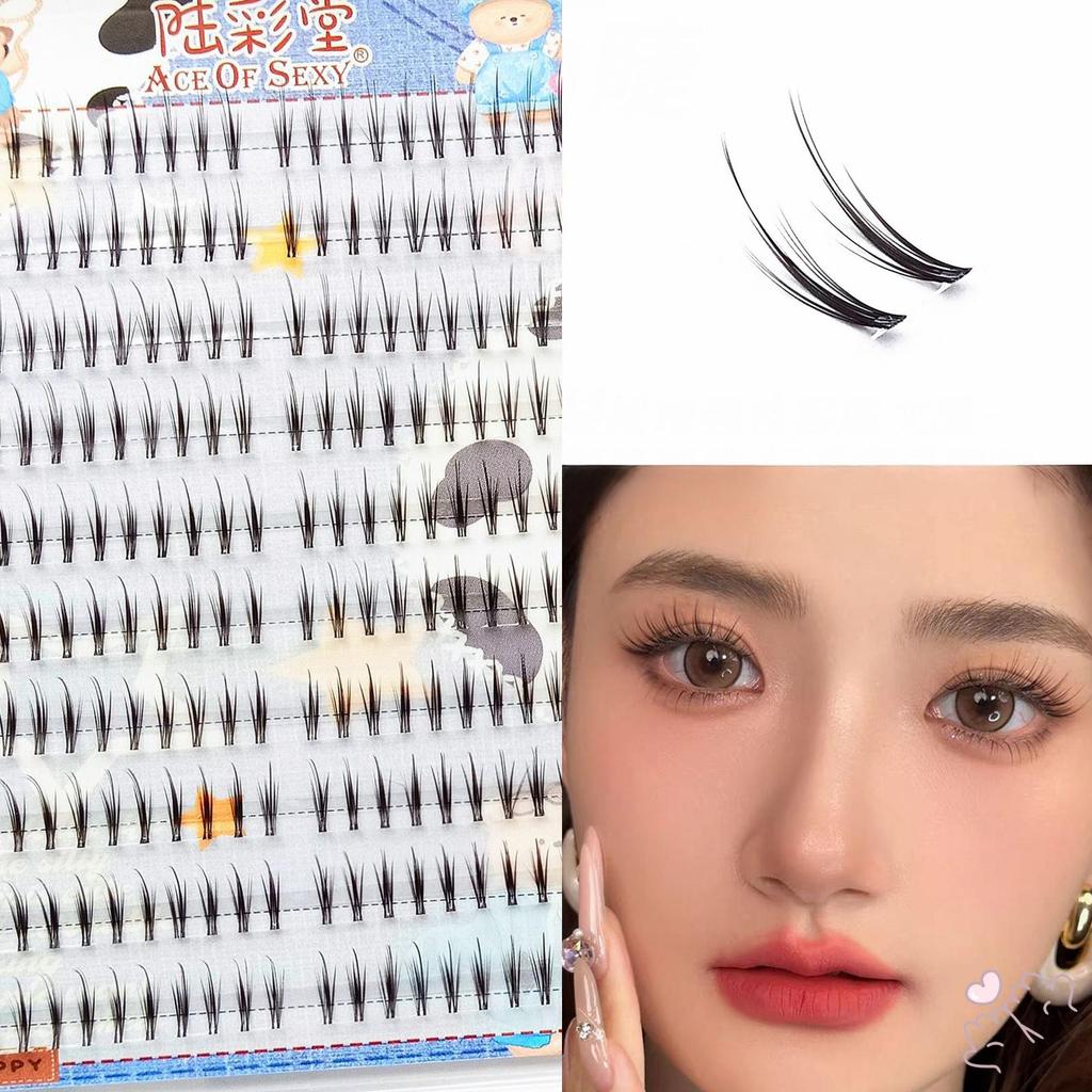 Nghệ sĩ trang điểm chuyên nghiệp Lông mi giả Mô phỏng tự nhiên Lông mi cắt để sử dụng hàng ngày