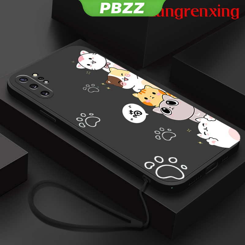 Ốp Điện Thoại Silicone Mềm Chống Sốc In Hình Mèo Hoạt Hình Cho samsung note 10 plus samsung note 10 YTDZMM02