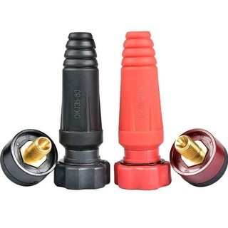 Giắc kết nối máy hàn dạng ren xoáy 2 kích thước phổ biến Bộ giắc máy hàn / Giắc máy hàn،Kết nối máy hàn với kìm hàn