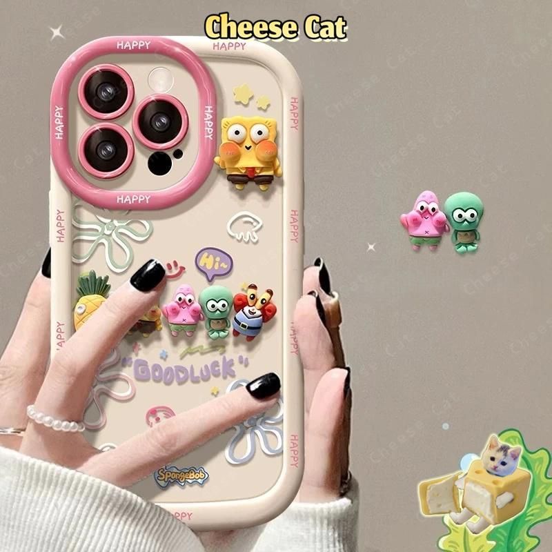 Ốp điện thoại trẻ con búp bê 3D dễ thương cho iPhone 13 14 12 11 15 16 17 Pro Max 7 Plus 6 8 Xs Max XR