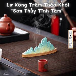 CXNP435- Lư Xông Trầm Thác Khói “Sơn Thủy Tĩnh Tâm” CXNP435