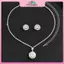 MYPANDA Trang Sức Lấp Lánh Kim Cương Giả Zircon - Bộ Bông Tai và Vòng Tay kèm Dây Chuyền