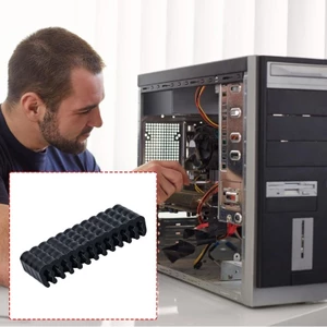 BTM 4 Miếng Đa Năng 24Pin Công Cụ Quản Lý Dây Máy Tính Kẹp Nơ Để Thiết Lập Sạch Và Hiệu Suất Nhiệt Cao Cấp