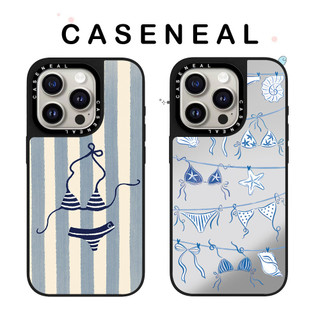 CASENEAL Graffiti Quần Áo Gương Chất Lượng Cao Ốp Lưng Điện Thoại Thích Hợp Cho iPhone 17ProMax 17pro 17 air 16promax 16 15promax 15 14promax 13 13promax Ốp Lưng Cứng Chống Rơi Thời Trang