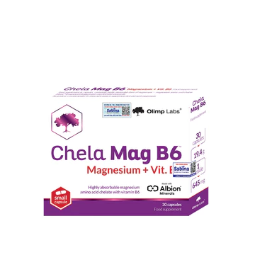 Chela-Mag B6 –Thực phẩm bảo vệ sức khỏe bổ sung Magie và Vitamin B6 hỗ trơ giảm mệt mỏi, hỗ trợ hệ thần kinh-Olimp Labs
