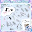 Exhila 1 Bộ Theo Chủ Đề Viền Dây Nơ Ngôi Sao Kẹp Tóc Edgy Trang Trí Tóc Barrette Cho Người Yêu Thời Trang