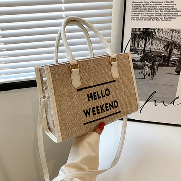 Women's Canvas Tote Bag – Large, for Work