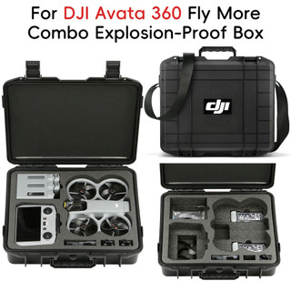 Dành Cho DJI Avata360 Hộp Chống Cháy Nổ Di Động Mịn Bộ Bay Chống Nước RC 2 Vali Điều Khiển Từ Xa Vai Đeo Vai Avata360 Toàn Cảnh Drone Phụ Kiện Bộ
