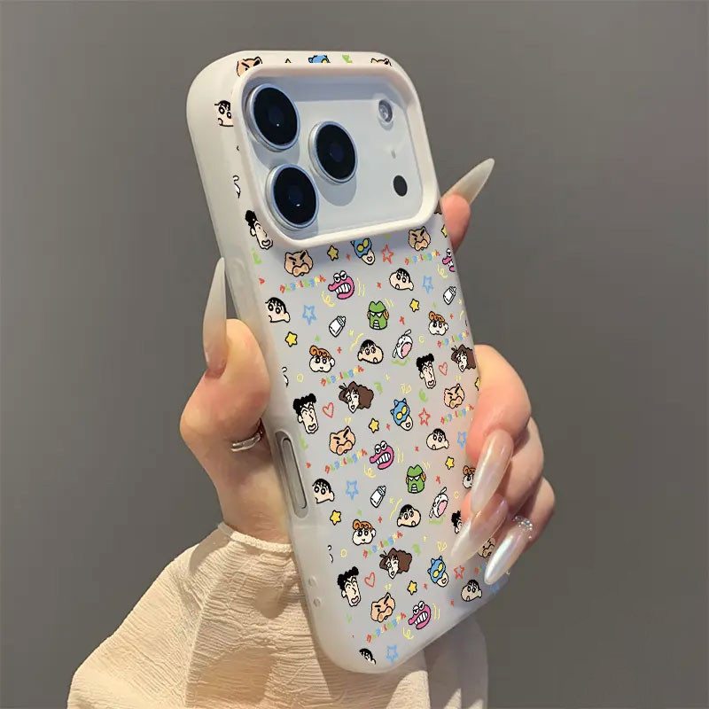Ốp Graffiti Shin-chan 2in1 Cho iPhone 11-17 Pro Max