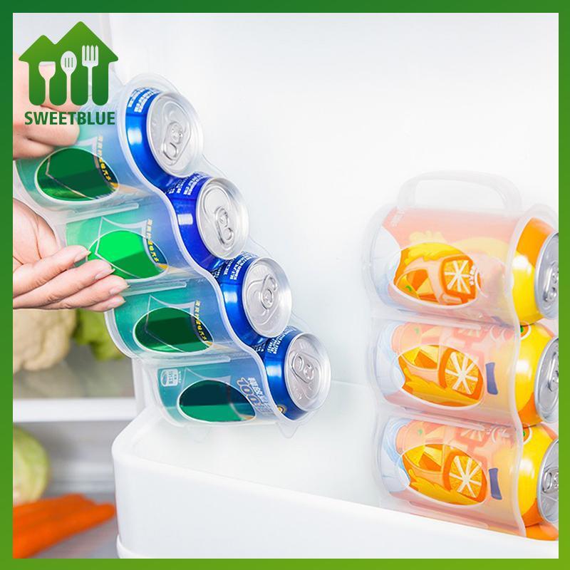 SWEET 4 Lỗ Nước Giải Khát Soda Uống Có Thể Tổ Chức Ras Tủ Lạnh Uống Chai Bia Làm Lạnh Kệ Nhà Bếp Hộp Bảo Quản n