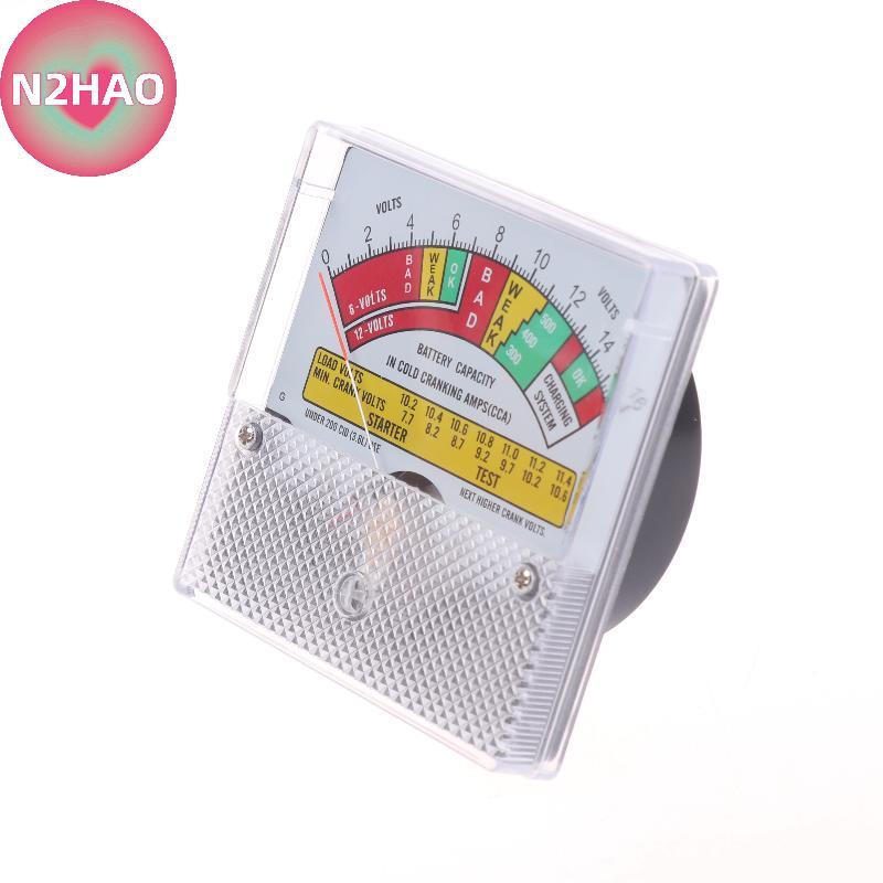 Đồng hồ đo công suất pin N2HAO cho máy kiểm tra chính xác điện áp đa năng 6V 12V 16V cho xe đạp E Hệ thống năng lượng mặt trời Nhà để xe ô tô Sử dụng n